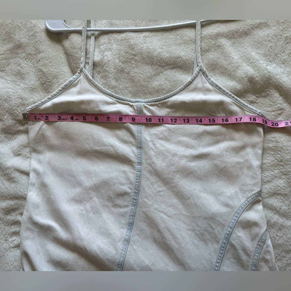 Zara Cream Strapless Dress - Picture 6 of 8